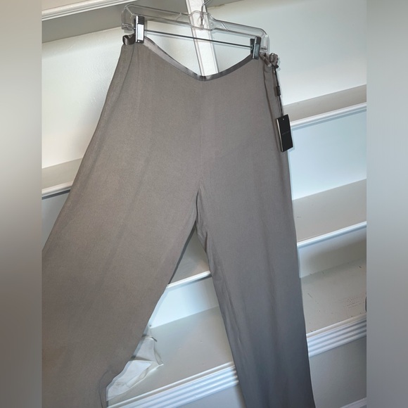 GIORGIO ARMANI Grey Silk Viscose Pant - L - 46IT - Picture 2 of 12
